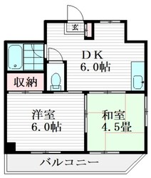 コーポ安藤の物件間取画像